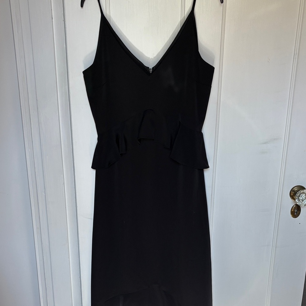Elegant H by Halston Black Sleeveless Dress